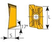 Fraise D40 d32 Z04 L120 BDMT 17 End Mill