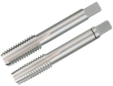 Jeu de 2 tarauds main HSS DIN 5157 rectifié étagé filetage gaz BSP 1.3/8 x 11