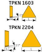 Fraise à surfacer 90°D042 d16 Z03 TPKN 16 Face Mill