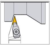 Porte outil de tournage DVVNN 2525 M16 External Turning Holder