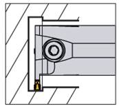 Porte outil de tronçonnage S20M 4C KGMN Grooving Holder