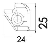 Plaquette KNUX Sağ/Right Clamp