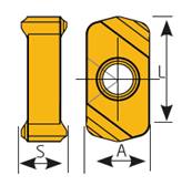Fraise à surfacer D063 d22 Z09 LNMU 03 Face Mill