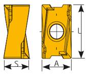 Fraise D32 d32 Z03 L150 LNGU 15 End Mill