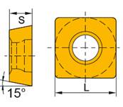 Fraise à surfacer D063 d22 Z06 SDMT 09 Face Mill