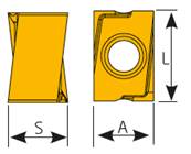Fraise D40 d32 Z05 L130 LNMX 10 End Mill