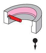 Grain d'alésage à charioter 30° à droite K20 ISO 230 - Ø 6