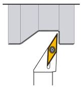 Porte outil de tournage exterieur 93° SVJCL - L 110 - L1 21