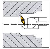 Barre d'alésage lubrifié A25R SVUBL 16 Boring Bar (Cooled)