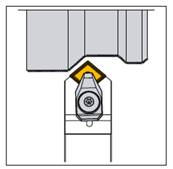 Porte outil de tournage DCXNN 2525 M12 External Turning Holder