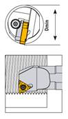 Porte outil de filetage intérieur SIR S32T - IR22 Internal Threading Toolholder