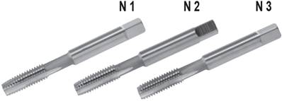 Tarauds main HSS ISO 529 entrée corrigé extra fin ANSI B 1.1 UNEFC 7/16 x 28 - N°2