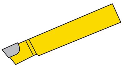 Grain d'alésage couteau à gauche K20 carré de 6