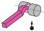 Outils de tour pelle surbaissé ISO 404 BIS HSS-Co10% carré de 12