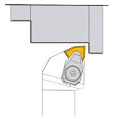 Porte outil de tournage exterieur 95° DWLNL L 125 - L1 26