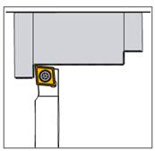 Porte outil de tournage SCLCR 1010 J06-F External Turning Holder