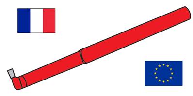 Outils de tour à chambrer à gauche ISO 354 - WN 8092 P30 Ø 10