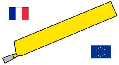 Outils de tour à saigner à droite ISO 307 - DIN 4980 P30 16X10