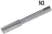 Taraud main rectifié étagé gaz DIN 5157 Co5 BSP 1" x 11 - N°3
