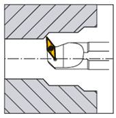 Barre d'alésage lubrifié A16Q SVUCL 11 Boring Bar (Cooled)