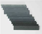 CS 5/32 x 5/32 x 6 GRAIN 150 Pierre à polir Carbure de silicium noir