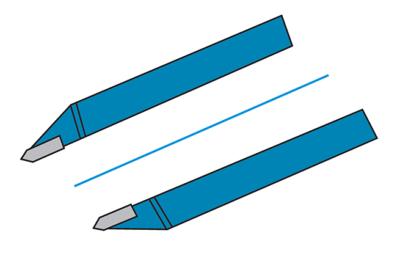 Outil à fileter extérieur - ISO 352