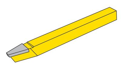 Outil à gorge de poulie - ISO 342