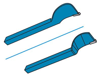 Outil à tronçonner - ISO 357