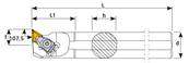 Barre d'alésage S50U DDQNL 15 Boring Bar