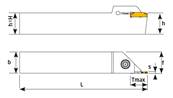 Porte outil de tronçonnage 2020 2C-123 SDV-L Grooving Holder