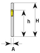 Lame de tronçonnage Block for blades 26-3