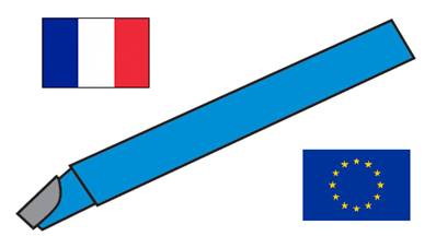 Outils de tour à charioter droit à gauche ISO 301 / DIN 4971 P30 carré de 20