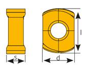 Fraise à surfacer 100° D050 d22 Z07 BLMP 06 Face Mill