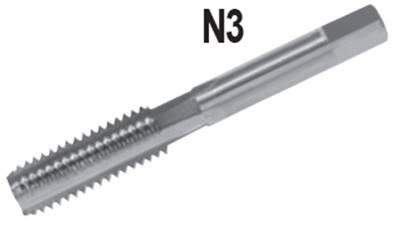 Taraud main étagé filetage unifié pas fin ANSI B 1.1 UNF 1" x 14 - N°3