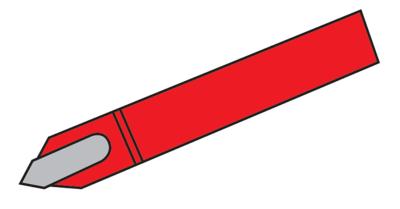 Grain d'alésage finition section carrée