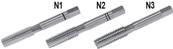 Taraud main rectifié étagé DIN 352, BSW, 1" x 8 N°2 HSS