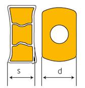 Fraise D40 d32 Z05 L180 ENMX 09 End Mill